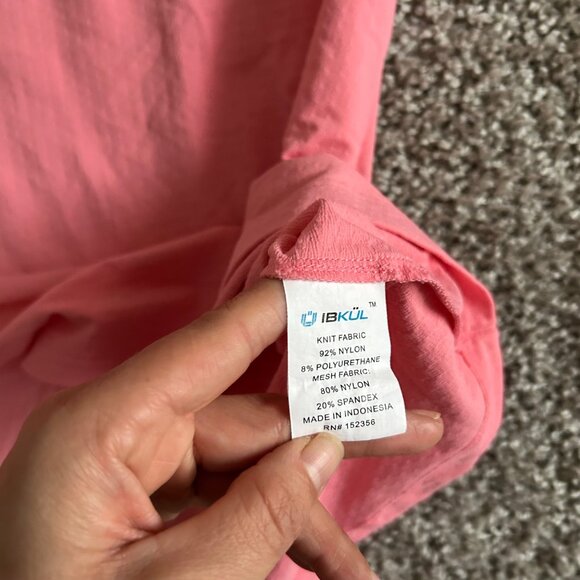 IBKUL Women's Medium Long Sleeve Polo Shirt - Picture 7 of 8